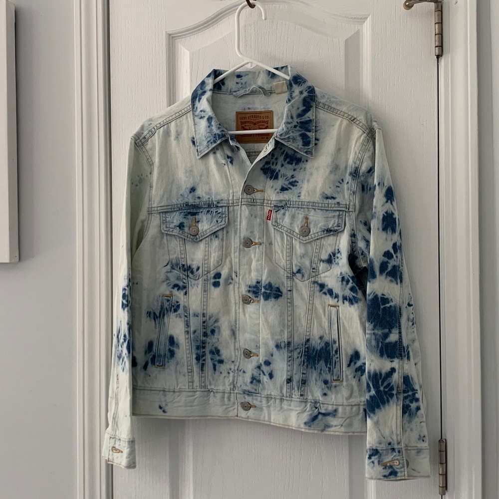 Levi's Ex-Boyfriend‎ Trucker Tie-Dye Denim Jacket